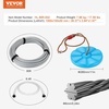 image:imageVEVOR Zipline Kit for Kids and Adult 52 ft Zip Line Kits Up to 330 lb Backyard Outdoor Quick Setup Zipline Playground Entertainment with Zipline Nylon Safety Harness Seat and HandlebarBlue80 ft