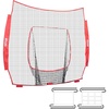 image:imageVEVOR 7x7ft Baseball Softball Practice Net Portable Baseball Training Net for Hitting Batting Catching Pitching Backstop Baseball Equipment Training NetNet OnlyNo Frame