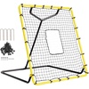 image:imageVEVOR Baseball and Softball Rebounder Net PitchBack Baseball Pitching Nest 3Way Baseball Softball Pitchback Net Fielding Trainer Bounce Back Net for FieldingThrowing Practice4X45 FT