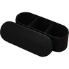 image:imageVEVOR Foldable Storage Ottoman Bench End of Bed Bench with Side Bags Folding Upholstered Storage Chest Supports 660 lbs Linen Bed Ottoman with Large Space for Living Room Bedroom Entryway BeigeBlack