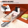 image:imageVEVOR 155 Wx21 Dx35 H Pull Out Cabinet Organizer Heavy Duty Slide Out Pantry Shelves ChromePlated Steel Roll Out Drawers Storage for Home Under Sink 17 Wx22 Dx7 H Install Size for Cabinet125Wx165D