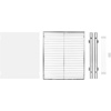 image:imageVEVOR 155 Wx21 Dx35 H Pull Out Cabinet Organizer Heavy Duty Slide Out Pantry Shelves ChromePlated Steel Roll Out Drawers Storage for Home Under Sink 17 Wx22 Dx7 H Install Size for Cabinet185Wx21D