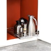 image:imageVEVOR 155 Wx21 Dx35 H Pull Out Cabinet Organizer Heavy Duty Slide Out Pantry Shelves ChromePlated Steel Roll Out Drawers Storage for Home Under Sink 17 Wx22 Dx7 H Install Size for Cabinet11Wx21D