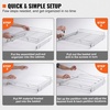 image:imageVEVOR 155 Wx21 Dx35 H Pull Out Cabinet Organizer Heavy Duty Slide Out Pantry Shelves ChromePlated Steel Roll Out Drawers Storage for Home Under Sink 17 Wx22 Dx7 H Install Size for Cabinet215Wx21D