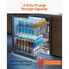 image:imageVEVOR 24 Inch Under Counter Drawer Refrigerator Stainless Steel Dual Drawer Fridge with Temperature Control Outdoor Refrigerator with Powerful Compressor amp LED Display Fit for Home Office etc