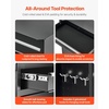 image:imageVEVOR 3Pack Small Parts Organizer 21 Compartments Tools Organizer Box with Removable Dividers PP Hardware Storage Box with Safety Latch amp Portable Handle for Nuts Bolts Screws Nails2in1 Tool Chest