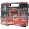 image:imageVEVOR 3Pack Small Parts Organizer 21 Compartments Tools Organizer Box with Removable Dividers PP Hardware Storage Box with Safety Latch amp Portable Handle for Nuts Bolts Screws NailsTool Boxes3PC