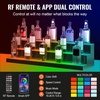 image:imageVEVOR LED Lighted Liquor Bottle Display 3 Tiers 30 Inches Supports USB Illuminated Home Bar Shelf with RF Remote amp App Control 7 Static Colors 14 H Timing Acrylic Lighted Shelf for 24 Bottles3 Tiers 40 Inches