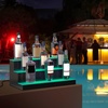 image:imageVEVOR LED Lighted Liquor Bottle Display 3 Tiers 30 Inches Supports USB Illuminated Home Bar Shelf with RF Remote amp App Control 7 Static Colors 14 H Timing Acrylic Lighted Shelf for 24 Bottles3 Tiers 24 Inches