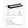 image:imageVEVOR LED Lighted Liquor Bottle Display 3 Tiers 30 Inches Supports USB Illuminated Home Bar Shelf with RF Remote amp App Control 7 Static Colors 14 H Timing Acrylic Lighted Shelf for 24 Bottles2 Tiers 24 Inches