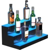 image:imageVEVOR LED Lighted Liquor Bottle Display 3 Tiers 30 Inches Supports USB Illuminated Home Bar Shelf with RF Remote amp App Control 7 Static Colors 14 H Timing Acrylic Lighted Shelf for 24 Bottles3 Tiers 24 Inches