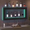 image:imageVEVOR LED Lighted Liquor Bottle Display 3 Tiers 30 Inches Supports USB Illuminated Home Bar Shelf with RF Remote amp App Control 7 Static Colors 14 H Timing Acrylic Lighted Shelf for 24 Bottles2 Tiers 48 Inches