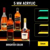 image:imageVEVOR LED Lighted Liquor Bottle Display 3 Tiers 30 Inches Supports USB Illuminated Home Bar Shelf with RF Remote amp App Control 7 Static Colors 14 H Timing Acrylic Lighted Shelf for 24 Bottles2Step 40 inch