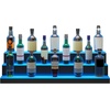 image:imageVEVOR LED Lighted Liquor Bottle Display 3 Tiers 30 Inches Supports USB Illuminated Home Bar Shelf with RF Remote amp App Control 7 Static Colors 14 H Timing Acrylic Lighted Shelf for 24 Bottles3 Tiers 40 Inches