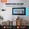 image:imageVEVOR LED Lighted Liquor Bottle Display 3 Tiers 30 Inches Supports USB Illuminated Home Bar Shelf with RF Remote amp App Control 7 Static Colors 14 H Timing Acrylic Lighted Shelf for 24 Bottles2 Tiers 48 Inches