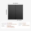 image:imageVEVOR Metal Pegboard Panels 24 x 12 Pegboard 4 Panels Heavy Duty Steel Peg Board Wall Organizer for Living Room Garage Tool Storage Workbench Office Organization Craft Room Kitchen Home Black24 x 24