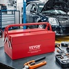 image:imageVEVOR Metal Tool Box 14inch 2Tier 3Tray Portable Folding Tool Chest Organizer with Handle amp Lock Hole Powder Coated Steel Cantilever Toolbox for Household Factory Warehouse Repair Shop Red2 Tier3 Tray