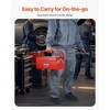 image:imageVEVOR Metal Tool Box 14inch 2Tier 3Tray Portable Folding Tool Chest Organizer with Handle amp Lock Hole Powder Coated Steel Cantilever Toolbox for Household Factory Warehouse Repair Shop Red2 Tier3 Tray