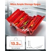 image:imageVEVOR Metal Tool Box 14inch 2Tier 3Tray Portable Folding Tool Chest Organizer with Handle amp Lock Hole Powder Coated Steel Cantilever Toolbox for Household Factory Warehouse Repair Shop Red3 Tier5 Tray