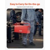 image:imageVEVOR Metal Tool Box 14inch 2Tier 3Tray Portable Folding Tool Chest Organizer with Handle amp Lock Hole Powder Coated Steel Cantilever Toolbox for Household Factory Warehouse Repair Shop Red3 Tier5 Tray