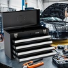 image:imageVEVOR Metal Tool Box 205inch Portable Metal Tool Box with 4 Drawers Small Tool Chest with EVA Liners Ball Bearing Slide Drawers Locking amp Powder Coated Finish MultiFunction Tool Organizer205 x 86 x 142 in