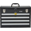 image:imageVEVOR Metal Tool Box 205inch Portable Metal Tool Box with 4 Drawers Small Tool Chest with EVA Liners Ball Bearing Slide Drawers Locking amp Powder Coated Finish MultiFunction Tool Organizer205 x 86 x 142 in