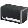 image:imageVEVOR Metal Tool Box 86inch Portable Metal Tool Box with 3 Drawers Small Tool Chest with EVA Liners and PP Feet Pads HeavyDuty Steel With Ball Bearing Opening and Powder Coated Finish Black