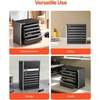 image:imageVEVOR Metal Tool Box 86inch Portable Metal Tool Box with 5 Drawers Small Tool Chest with EVA Liners and PP Feet Pads HeavyDuty Steel With Ball Bearing Opening and Powder Coated Finish Black