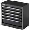 image:imageVEVOR Metal Tool Box 86inch Portable Metal Tool Box with 5 Drawers Small Tool Chest with EVA Liners and PP Feet Pads HeavyDuty Steel With Ball Bearing Opening and Powder Coated Finish Black