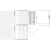 image:imageVEVOR Pull Out Cabinet Organizer 14 Wx212 Dx152 H Heavy 2 Tier Duty Slide Out Pantry Shelves ChromePlated Steel Roll Out Drawer for Under Sink 155 Wx225 Dx19 H Install Size for Cabinet20Wx212Dx152H