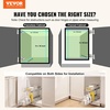 image:imageVEVOR Pull Out Cabinet Organizer 14 Wx212 Dx152 H Heavy 2 Tier Duty Slide Out Pantry Shelves ChromePlated Steel Roll Out Drawer for Under Sink 155 Wx225 Dx19 H Install Size for Cabinet85W x 21D x152H