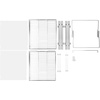 image:imageVEVOR Pull Out Cabinet Organizer 14 Wx212 Dx152 H Heavy 2 Tier Duty Slide Out Pantry Shelves ChromePlated Steel Roll Out Drawer for Under Sink 155 Wx225 Dx19 H Install Size for Cabinet17Wx212Dx152H