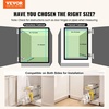 image:imageVEVOR Pull Out Cabinet Organizer 14 Wx212 Dx152 H Heavy 2 Tier Duty Slide Out Pantry Shelves ChromePlated Steel Roll Out Drawer for Under Sink 155 Wx225 Dx19 H Install Size for Cabinet12W x 21Dx152H