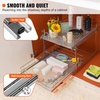 image:imageVEVOR Pull Out Cabinet Organizer 14 Wx212 Dx152 H Heavy 2 Tier Duty Slide Out Pantry Shelves ChromePlated Steel Roll Out Drawer for Under Sink 155 Wx225 Dx19 H Install Size for Cabinet17Wx212Dx152H