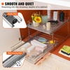 image:imageVEVOR Pull Out Cabinet Organizer 14 Wx212 Dx152 H Heavy 2 Tier Duty Slide Out Pantry Shelves ChromePlated Steel Roll Out Drawer for Under Sink 155 Wx225 Dx19 H Install Size for Cabinet20Wx212Dx152H