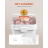image:imageVEVOR Rice Storage Container 45Gallon20L x2 Capacity Large Dog Food Dispenser Bin Kitchen Ingredient Grain Cereal Flour Bin Pet food Containers with Wheels 2 Measuring Cups Airtight Lid 2 Pack27 Gallon