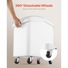 image:imageVEVOR Rice Storage Container 45Gallon20L x2 Capacity Large Dog Food Dispenser Bin Kitchen Ingredient Grain Cereal Flour Bin Pet food Containers with Wheels 2 Measuring Cups Airtight Lid 2 Pack27 Gallon