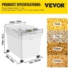 image:imageVEVOR Rice Storage Container 45Gallon20L x2 Capacity Large Dog Food Dispenser Bin Kitchen Ingredient Grain Cereal Flour Bin Pet food Containers with Wheels 2 Measuring Cups Airtight Lid 2 Pack105 Gallon 3 Set