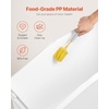 image:imageVEVOR Rice Storage Container 45Gallon20L x2 Capacity Large Dog Food Dispenser Bin Kitchen Ingredient Grain Cereal Flour Bin Pet food Containers with Wheels 2 Measuring Cups Airtight Lid 2 Pack27 Gallon