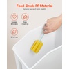image:imageVEVOR Rice Storage Container 45Gallon20L x2 Capacity Large Dog Food Dispenser Bin Kitchen Ingredient Grain Cereal Flour Bin Pet food Containers with Wheels 2 Measuring Cups Airtight Lid 2 Pack45 Gallon235Gallon2