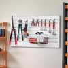 image:imageVEVOR Slat Wall Paneling 2 x 4 ft PVC Garage Slatwall with Modular Design Black Slat Wall EasytoInstall Adjustable Slatwall Panel with Coupling Structure amp DIY Cutting Fits for Storage amp DisplayWhite
