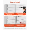 image:imageVEVOR Slat Wall Paneling 2 x 4 ft PVC Garage Slatwall with Modular Design Black Slat Wall EasytoInstall Adjustable Slatwall Panel with Coupling Structure amp DIY Cutting Fits for Storage amp DisplayWhite