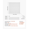 image:imageVEVOR Slat Wall Paneling 4 x 4 ft MDF Garage Slatwall with Modular Design White Slat Wall EasytoInstall Adjustable Slatwall Panel with Coupling Structure amp DIY Cutting Fits for Storage amp DisplayWhite