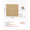 image:imageVEVOR Slat Wall Paneling 4 x 4 ft MDF Garage Slatwall with Modular Design White Slat Wall EasytoInstall Adjustable Slatwall Panel with Coupling Structure amp DIY Cutting Fits for Storage amp DisplayYellow