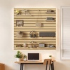 image:imageVEVOR Slat Wall Paneling 4 x 4 ft MDF Garage Slatwall with Modular Design White Slat Wall EasytoInstall Adjustable Slatwall Panel with Coupling Structure amp DIY Cutting Fits for Storage amp DisplayYellow