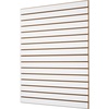 image:imageVEVOR Slat Wall Paneling 4 x 4 ft MDF Garage Slatwall with Modular Design White Slat Wall EasytoInstall Adjustable Slatwall Panel with Coupling Structure amp DIY Cutting Fits for Storage amp DisplayWhite