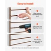 image:imageVEVOR Slat Wall Paneling 4 x 4 ft MDF Garage Slatwall with Modular Design White Slat Wall EasytoInstall Adjustable Slatwall Panel with Coupling Structure amp DIY Cutting Fits for Storage amp DisplayWhite