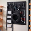image:imageVEVOR Slat Wall Paneling 4 x 4 ft MDF Garage Slatwall with Modular Design White Slat Wall EasytoInstall Adjustable Slatwall Panel with Coupling Structure amp DIY Cutting Fits for Storage amp DisplayBlack
