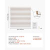 image:imageVEVOR Slat Wall Paneling 4 x 4 ft MDF Garage Slatwall with Modular Design White Slat Wall EasytoInstall Adjustable Slatwall Panel with Coupling Structure amp DIY Cutting Fits for Storage amp DisplayWhite
