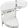 image:imageVEVOR Swing Left Blind Corner Cabinet Pull Out Organizer for 36 inch Width Blind Cabinet 2 Tier Height Adjustable Swing Tray Soft Close Kitchen Cloud Blind Organizer Left Open2 Tier  Left Open